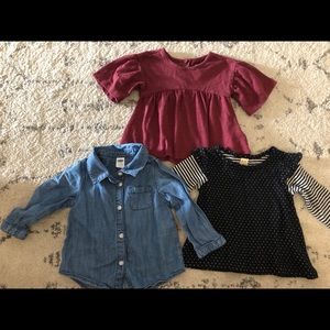 Girls shirt bundle